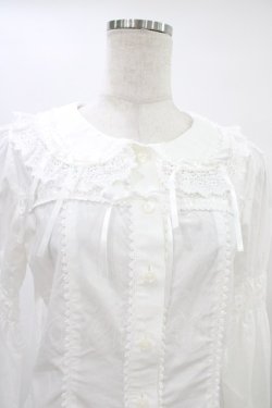 画像4: BABY,THE STARS SHINE BRIGHT / Ribbon Ribbon dropブラウス Free オフ H-25-09-04-1036-BA-BL-NS-ZH