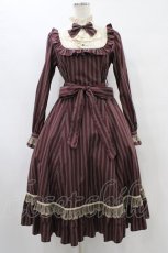 画像1: Victorian maiden / レジメンクラシカルドールロングドレス Free ボルドー H-25-09-04-1037-CL-OP-NS-ZH (1)