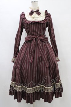 画像1: Victorian maiden / レジメンクラシカルドールロングドレス Free ボルドー H-25-09-04-1037-CL-OP-NS-ZH