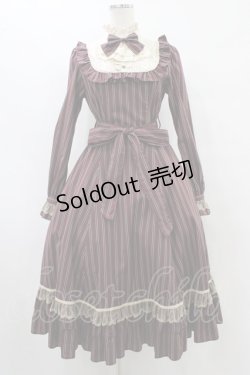 画像1: Victorian maiden / レジメンクラシカルドールロングドレス Free ボルドー H-25-09-04-1037-CL-OP-NS-ZH