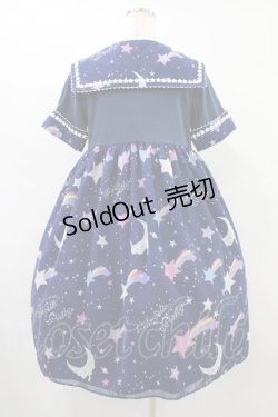 画像2: Angelic Pretty / Dream Skyカットワンピース Free ネイビー H-25-09-04-1040-AP-OP-NS-ZH