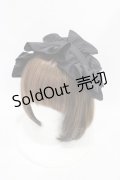 尾州ロリィタ / ヘッドドレス(ヘッドドレスタイプ)  ブラッック H-25-09-04-1006-0-AC-NS-ZH