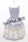 ALICE and the PIRATES / Night Ship Alice柄ジャンパースカートI Free ネイビー H-25-09-04-1041-PA-OP-NS-ZH