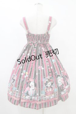 画像2: BABY,THE STARS SHINE BRIGHT / Bichon Cirque柄 ジャンパースカートII Free ブラック H-25-09-04-1045-BA-OP-NS-ZH