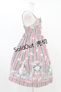 画像3: BABY,THE STARS SHINE BRIGHT / Bichon Cirque柄 ジャンパースカートII Free ブラック H-25-09-04-1045-BA-OP-NS-ZH