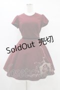 Secret Honey / サーカス刺繍ワンピース Free ワイン H-25-09-04-1050-CA-OP-NS-ZH