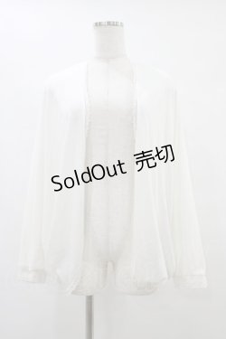 画像1: axes femme / UVカットドルマンカーディガン M オフ H-25-09-04-1053-AX-TO-NS-ZH
