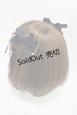 画像2: metamorphose / 乙女の白昼夢リボンコーム  ブラック H-25-09-04-1008-ME-AC-NS-ZH