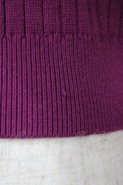 画像3: an another angelus / アートローズプリント釦リブニットカーディガン Free PURPLE H-25-09-04-1061-CA-TO-NS-ZH