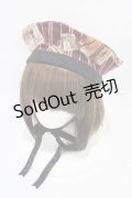 ALICE and the PIRATES / Teufel von Hameln柄ベレー帽  ロザリオ(ボルドー) H-25-09-04-1012-PA-AC-NS-ZH