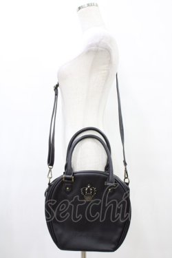 画像1: BABY,THE STARS SHINE BRIGHT / お嬢様の王冠付BAG  ブラック H-25-09-04-1021-BA-BG-NS-ZH
