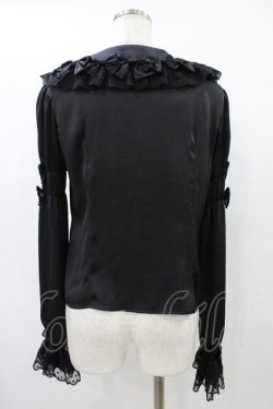 画像2: Angelic Pretty / Trio Ribbonブラウス Free ブラック H-25-09-04-1033-AP-BL-NS-ZH