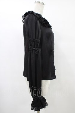 画像3: Angelic Pretty / Trio Ribbonブラウス Free ブラック H-25-09-04-1033-AP-BL-NS-ZH