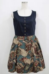 Jane Marple / フェアリーテイルBOOKビスチェドレス  ネイビー H-25-09-04-050-JM-OP-KB-ZH