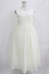 merry jenny / backリボンワンピース F オフホワイト H-25-09-04-006-LO-OP-KB-ZH