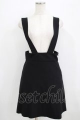 Katie / CAFE CHIC jumper skirt  ブラック H-25-09-04-054-LO-SK-KB-ZH