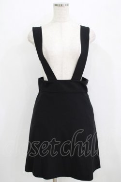 画像1: Katie / CAFE CHIC jumper skirt  ブラック H-25-09-04-054-LO-SK-KB-ZH