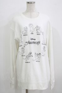 merry jenny / THE ARISTOCATSスウェット  オフホワイト H-25-09-04-076-LO-TO-KB-ZH