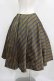 画像3: Jane Marple / Regimental stripe circular skirt  ocher H-25-09-04-014-JM-SK-KB-ZH (3)