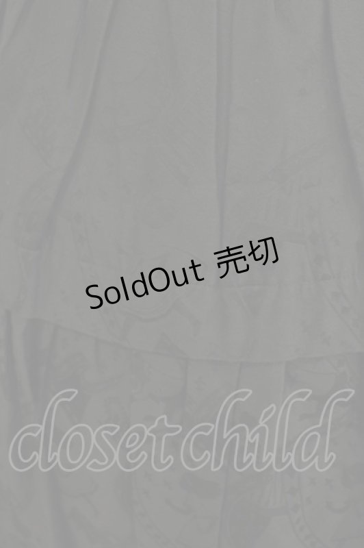 画像4: Jane Marple / Alice jacquardスクエアドレス  ブラック H-25-09-04-002-JM-OP-KB-ZH (4)