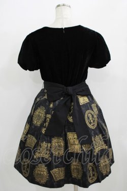 画像3: Jane Marple / チェスベルベットのミニドレス  ブラック H-25-09-04-020-JM-OP-KB-ZH