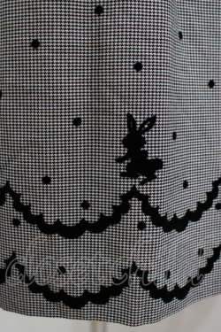 画像4: MILK / Bunny Danceドレス  白黒千鳥 H-25-09-04-023-ML-OP-KB-ZH