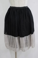 MARBLE / プリーツスカート M~L ブラック H-25-09-05-030-GO-SK-NS-ZH
