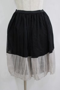 MARBLE / プリーツスカート M~L ブラック H-25-09-05-030-GO-SK-NS-ZH