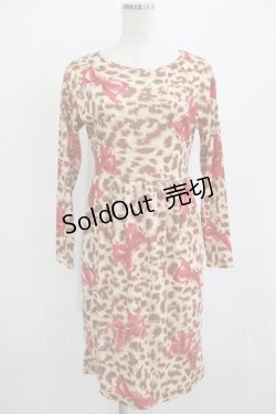 画像1: MILK / Pretty petsワンピース  ブラウンベース H-25-09-05-035-ML-OP-KB-ZH