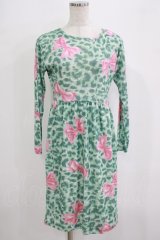 MILK / Pretty petsワンピース  ミントベース H-25-09-05-036-ML-OP-KB-ZH