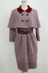 MILK / キャサリンTwin SET  スモーキーピンク×エンジ H-25-09-05-037-ML-OP-KB-ZH