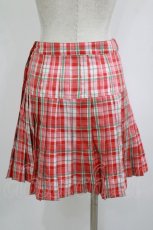 画像3: Candy Stripper / CHECK PLEATS MINI SKIRT S レッド H-25-09-05-039-PU-SK-KB-ZH (3)