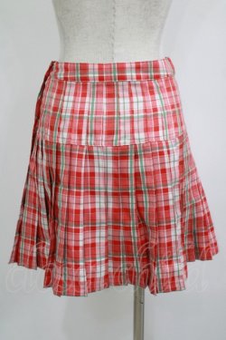 画像3: Candy Stripper / CHECK PLEATS MINI SKIRT S レッド H-25-09-05-039-PU-SK-KB-ZH
