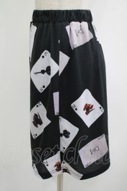 画像2: KINGLYMASK KMK / へっどふぉんワールドベアートランプ切替スカート  黒 H-25-09-05-040-PU-SK-KB-ZH