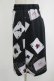画像2: KINGLYMASK KMK / へっどふぉんワールドベアートランプ切替スカート  黒 H-25-09-05-040-PU-SK-KB-ZH (2)
