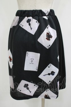画像3: KINGLYMASK KMK / へっどふぉんワールドベアートランプ切替スカート  黒 H-25-09-05-040-PU-SK-KB-ZH