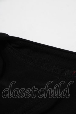 画像5: Ozz oneste / 着物衿刺繍ロングチュニック  黒×赤 H-25-09-05-047-OO-TO-KB-ZH
