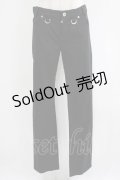 PEACE NOW / リング付きパンツ M 黒 H-25-09-05-050-PU-PA-KB-ZH