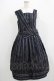 画像1: Jane Marple Dans Le Salon / Old England stripe coronation dress  ネイビー H-25-09-05-006-JM-OP-KB-ZH (1)