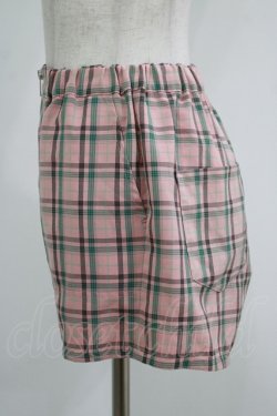 画像2: Candy Stripper / COZY CHECK SHORTパンツ 2 ピンクベージュ H-25-09-05-055-PU-PA-KB-ZH