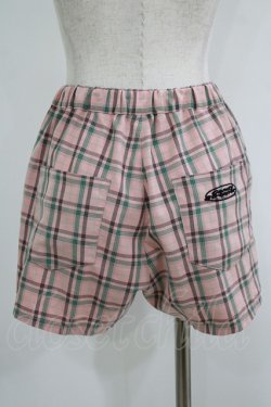 画像3: Candy Stripper / COZY CHECK SHORTパンツ 2 ピンクベージュ H-25-09-05-055-PU-PA-KB-ZH