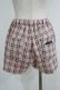 画像3: Candy Stripper / COZY CHECK SHORTパンツ 2 ピンクベージュ H-25-09-05-055-PU-PA-KB-ZH (3)
