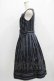 画像2: Jane Marple Dans Le Salon / Old England stripe coronation dress  ネイビー H-25-09-05-006-JM-OP-KB-ZH (2)