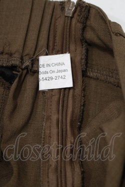 画像5: OZZ ANGELO / ポケット刺繍ショートパンツ  カーキブラウン H-25-09-05-058-OO-PA-KB-ZH