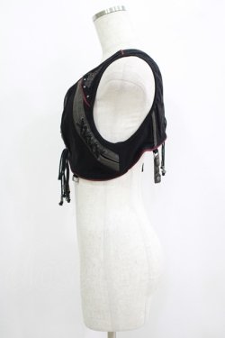 画像2: Rozen Kavalier / 刺繍ショートベスト  黒 H-25-09-05-059-OO-TO-KB-ZH