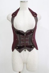 Ozz oneste / ナポレオン風ホルタービスチェ  ボルドー H-25-09-05-060-OO-TO-KB-ZH