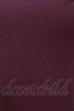 画像4: Ozz oneste / チャイナカットソー  パープル H-25-09-05-068-OO-TO-KB-ZT1018E