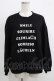 画像1: Jane Marple / Just smile sweatshirt  black×off white H-25-09-05-072-JM-TO-KB-ZH (1)