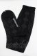 画像1: Jane Marple / Tulip lace knee socks  ブラック H-25-09-05-074-JM-ZA-KB-ZH (1)