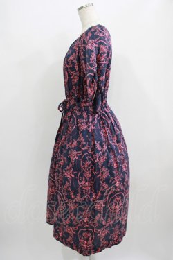 画像2: Jane Marple Dans Le Salon / Marie Antoinette drawstring sleeve dress Free ネイビー H-25-09-05-009-JM-OP-KB-ZH